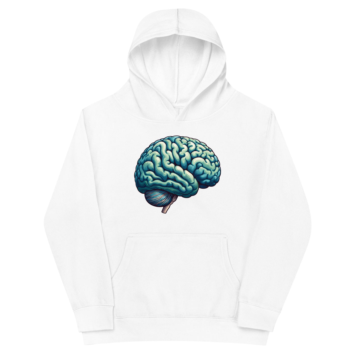 Big Brain Kids Fleece Hoodie