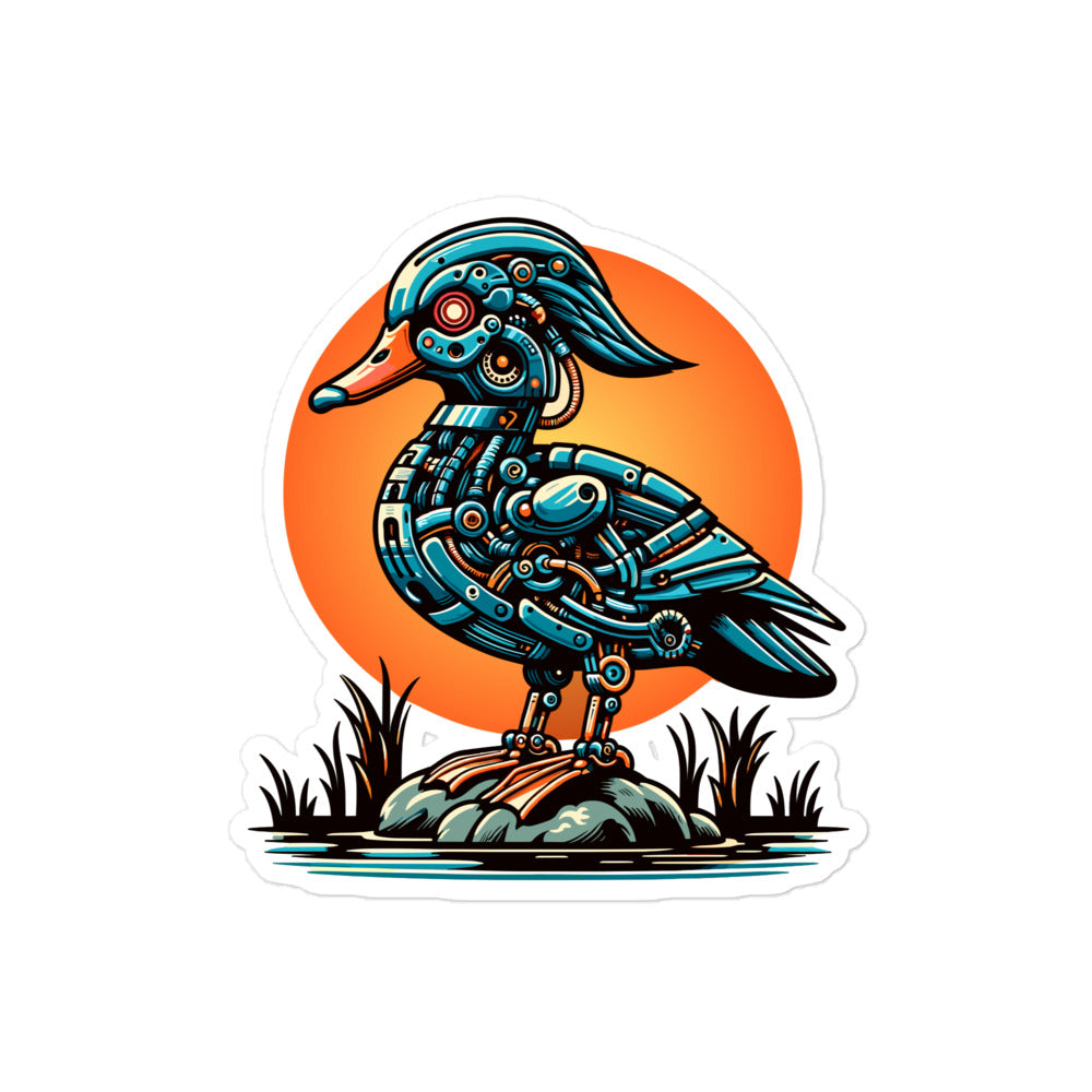 Mabel the Mechanized Mallard Sticker