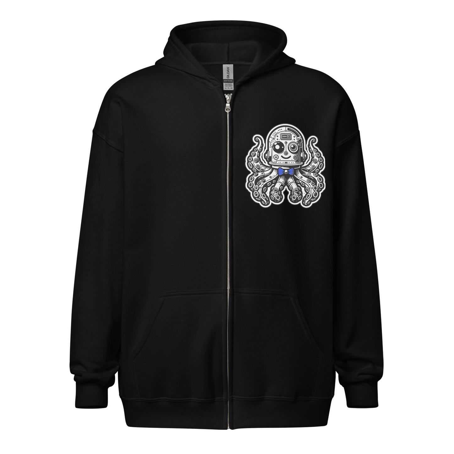 OctoBot Unisex Heavy Zip Up Hoodie