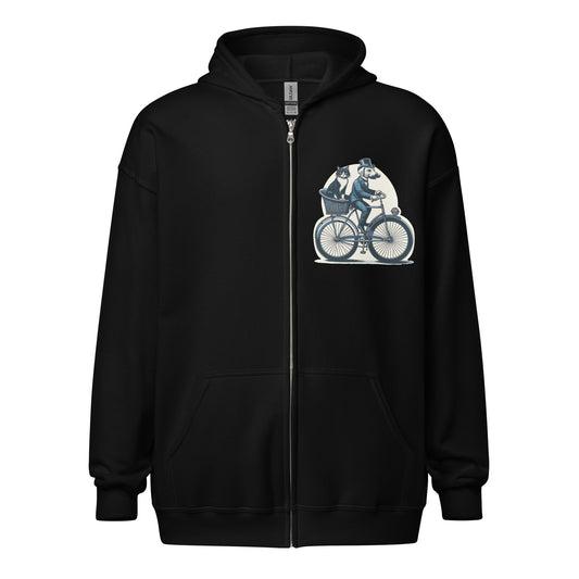 The Dog Chauffeur Unisex Zip Up Hoodie