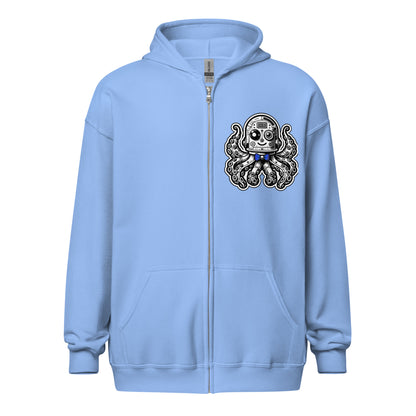 OctoBot Unisex Heavy Zip Up Hoodie