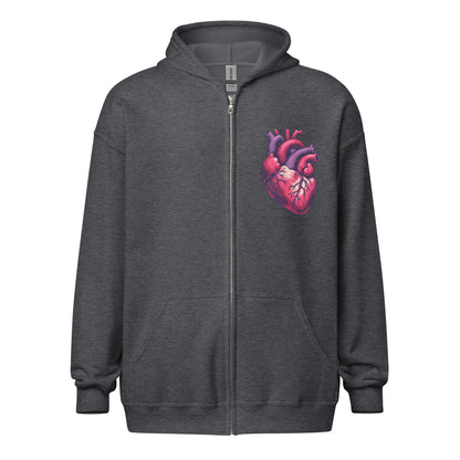 Heartless Unisex Zip Up Hoodie