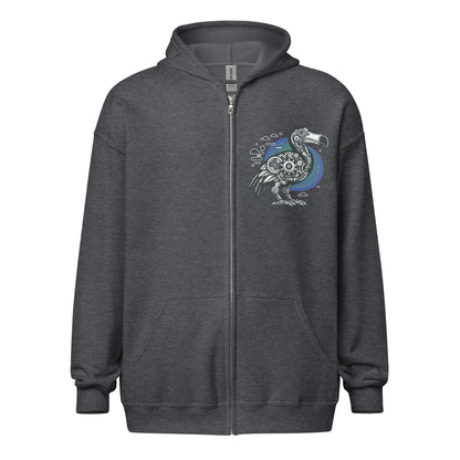 Dudley Dodo Unisex Zip Up Hoodie