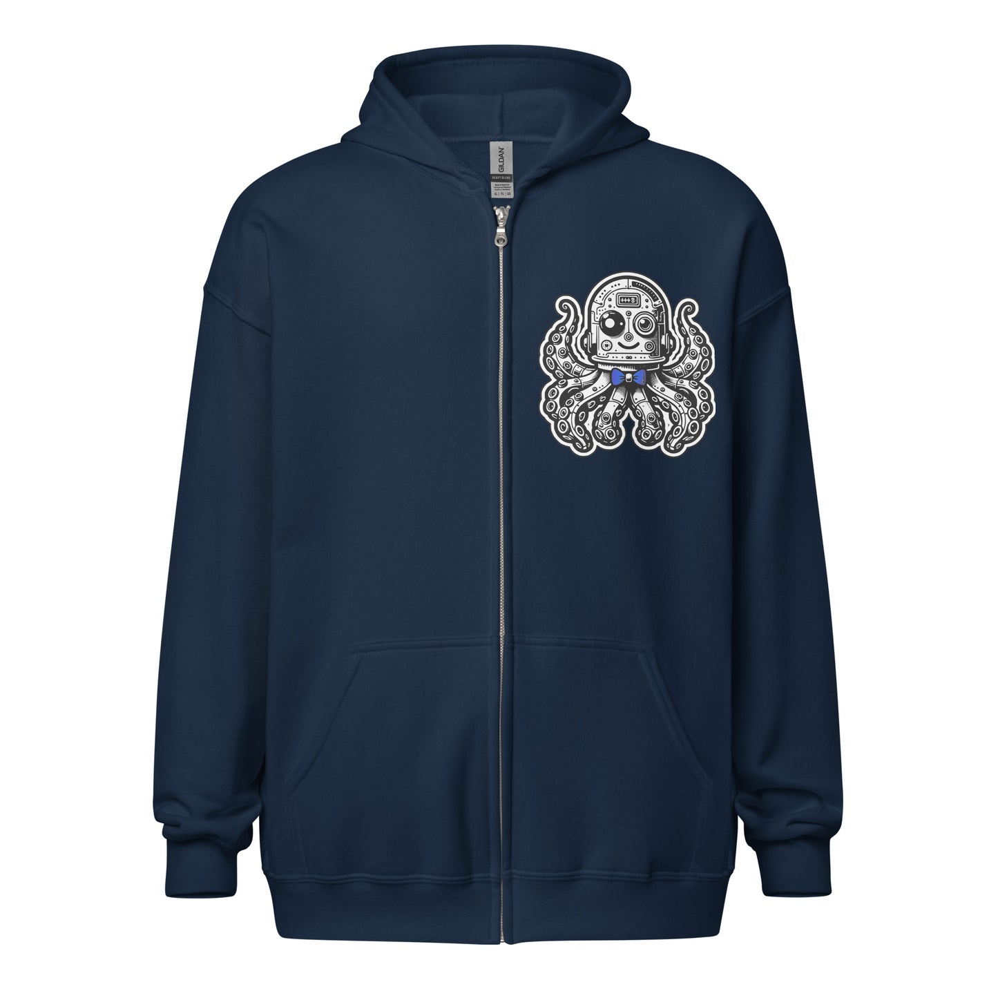 OctoBot Unisex Heavy Zip Up Hoodie