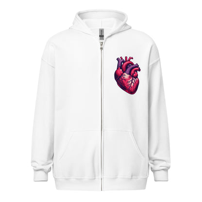 Heartless Unisex Zip Up Hoodie